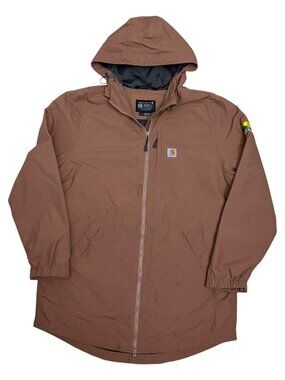 CARHARTT Rain Defender Jacket Water Resistant Light Windbreaker Womens Large